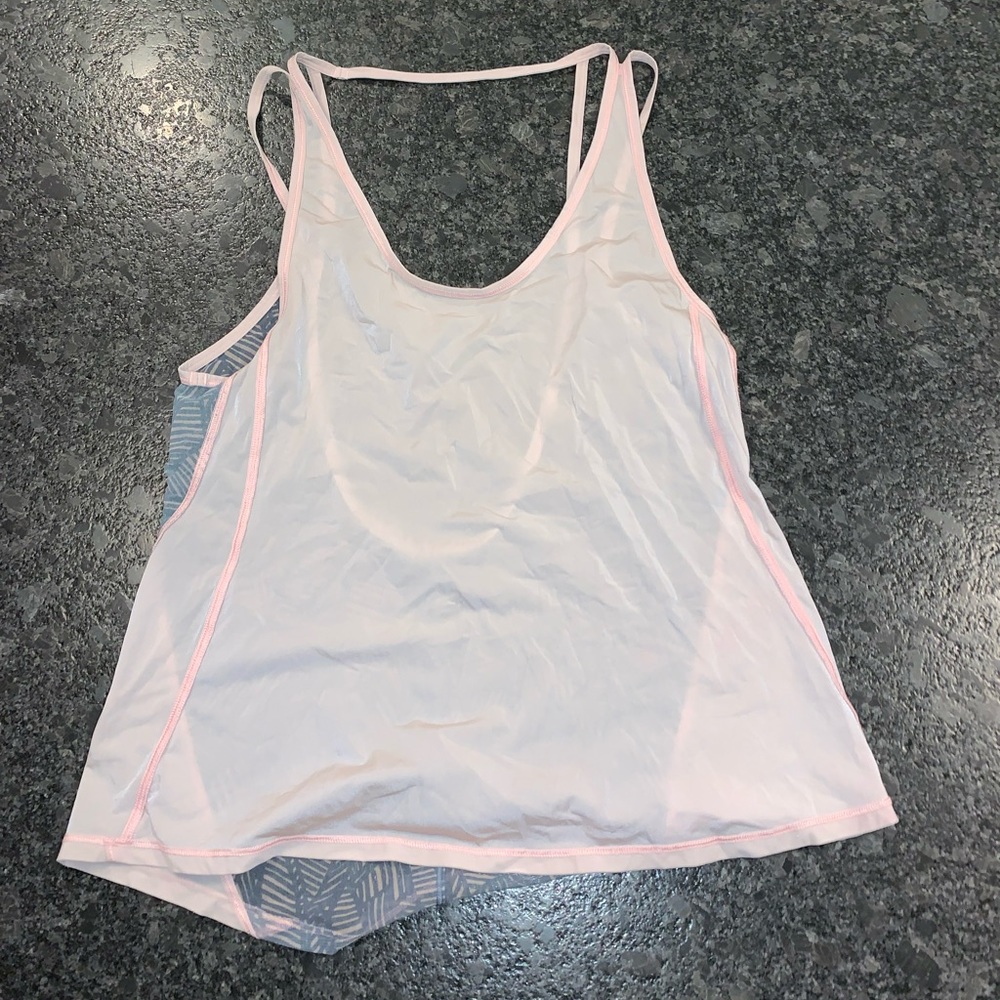 Pink lululemon tank top